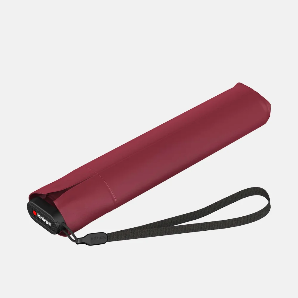 Knirps opvouwbare ultra light paraplu bordeaux bij Duifhuizen