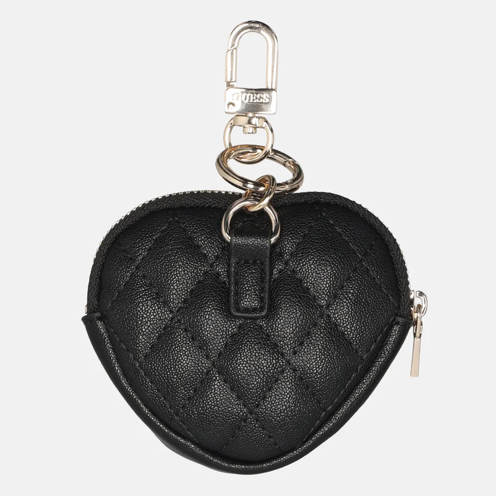 Guess Heart sleutelhanger black bij Duifhuizen