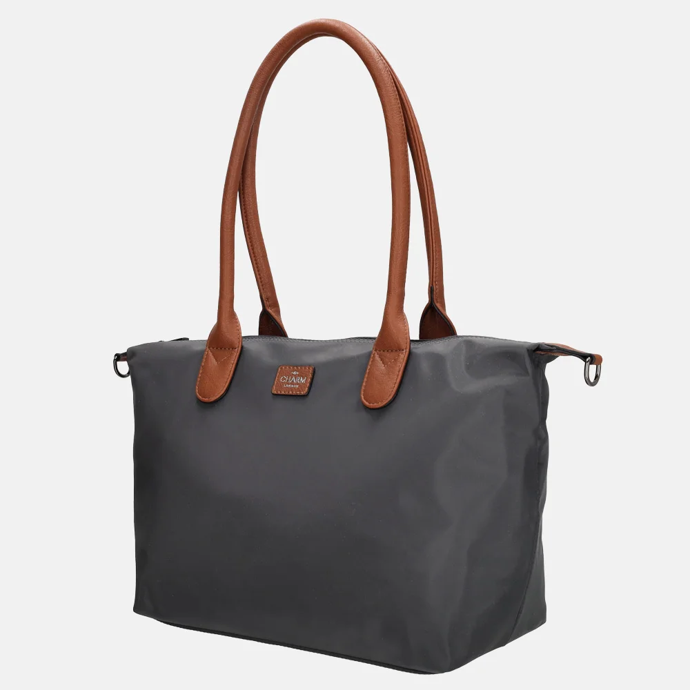 Charm London Buckingham shopper L olifant grijs bij Duifhuizen