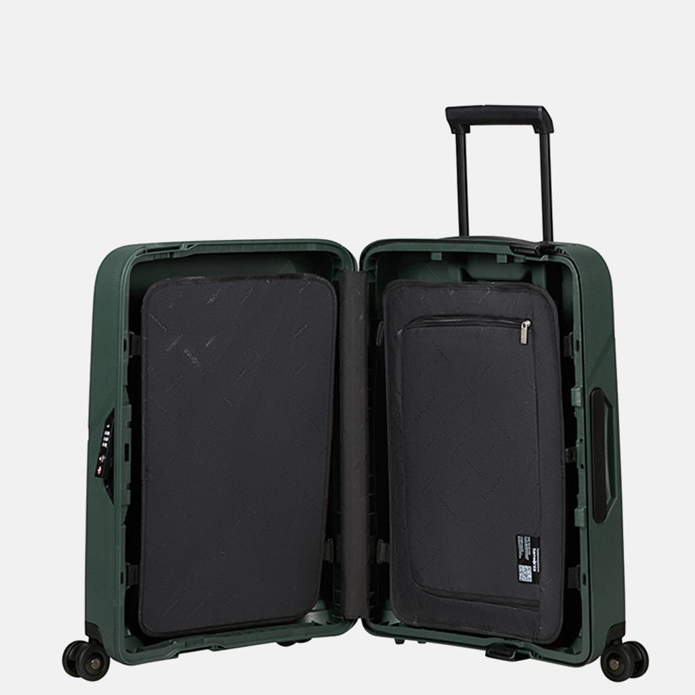 Samsonite Magnum ECO handbagage koffer 55 cm forest green bij Duifhuizen
