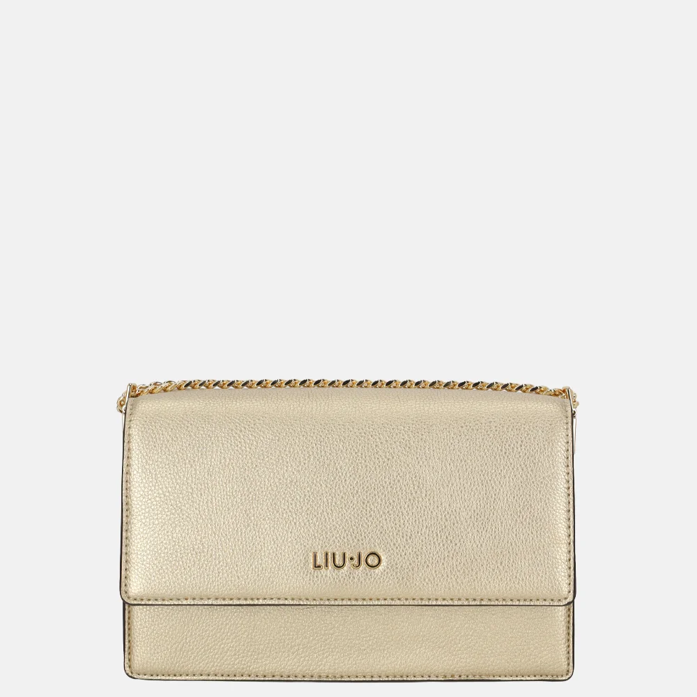 Liu Jo Manhattan crossbody tas S light gold bij Duifhuizen