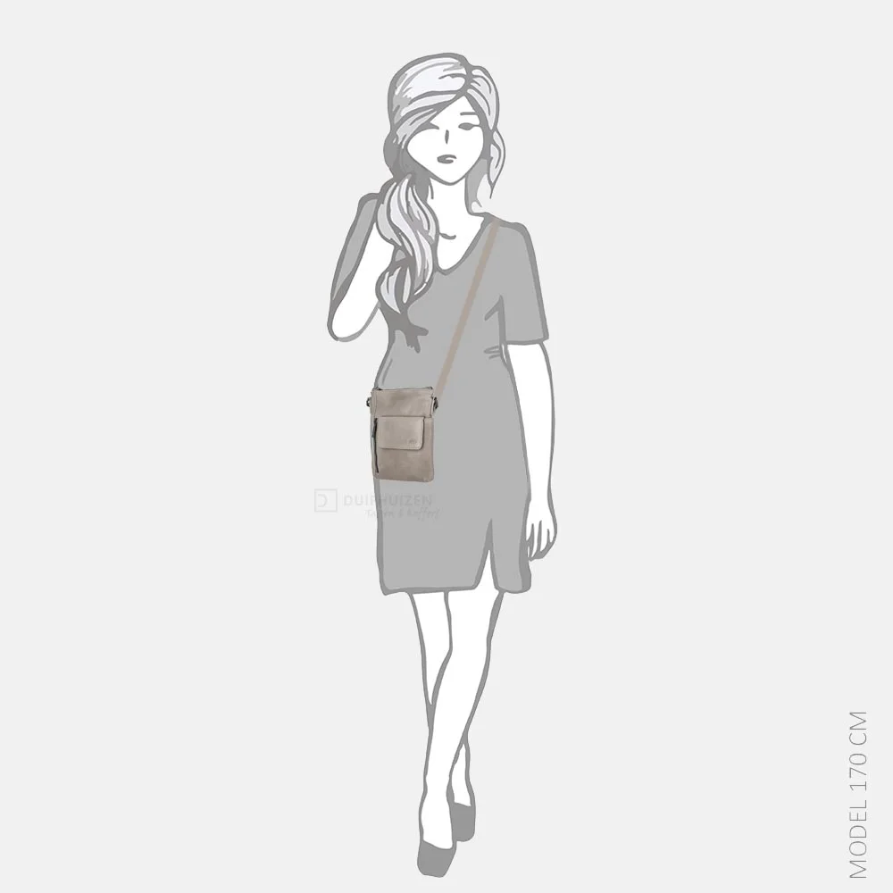 Bear Design Davide crossbody tas dust bij Duifhuizen