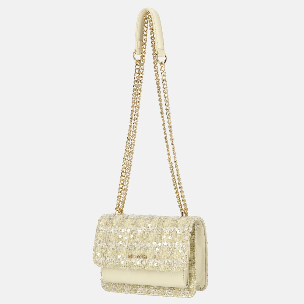 Bulaggi Carly crossover crossbody tas creme bij Duifhuizen