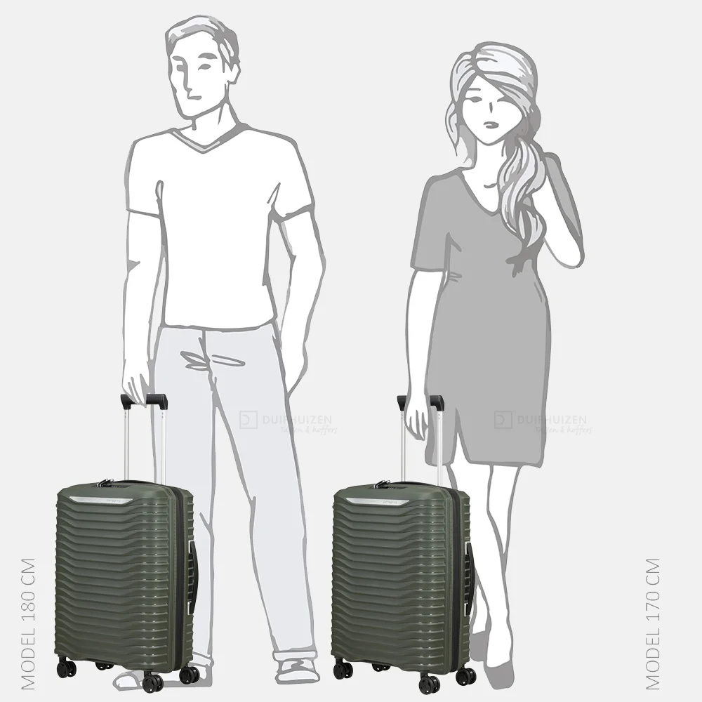 Samsonite Upscape spinner handbagagekoffer 55 cm climbing ivy bij Duifhuizen