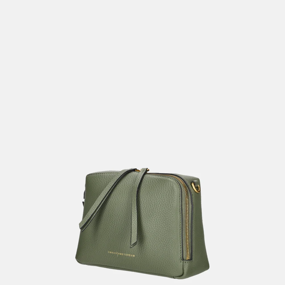 Smaak Amsterdam Blake crossbody tas pine 014904-Lichtgroen