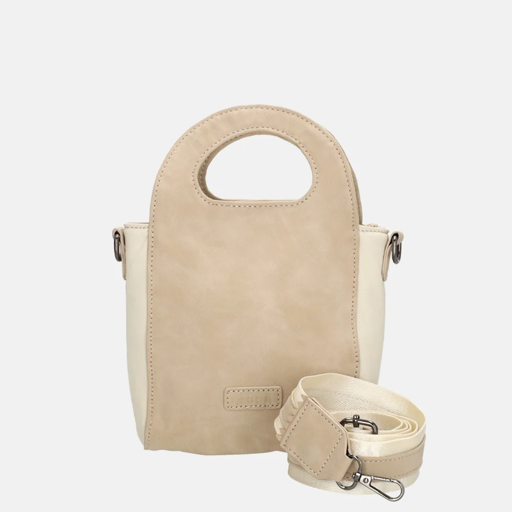 Zebra Trends Selene handtas XS/S creme