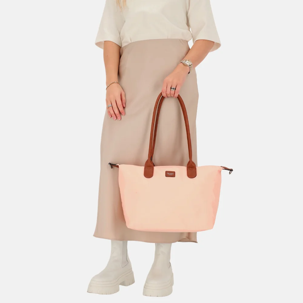 Charm London Buckingham shopper L soft pink bij Duifhuizen