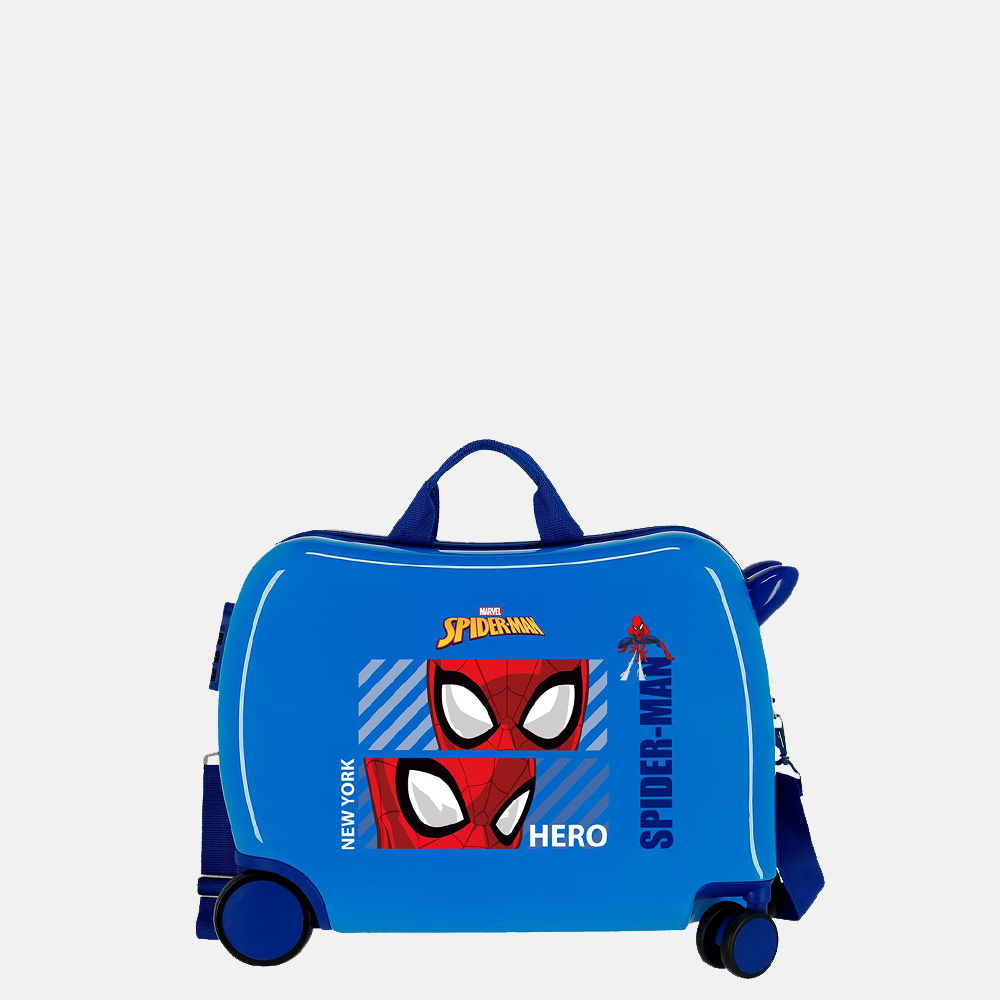 Marvel Spider-Man kinderkoffer 50 cm blauw
