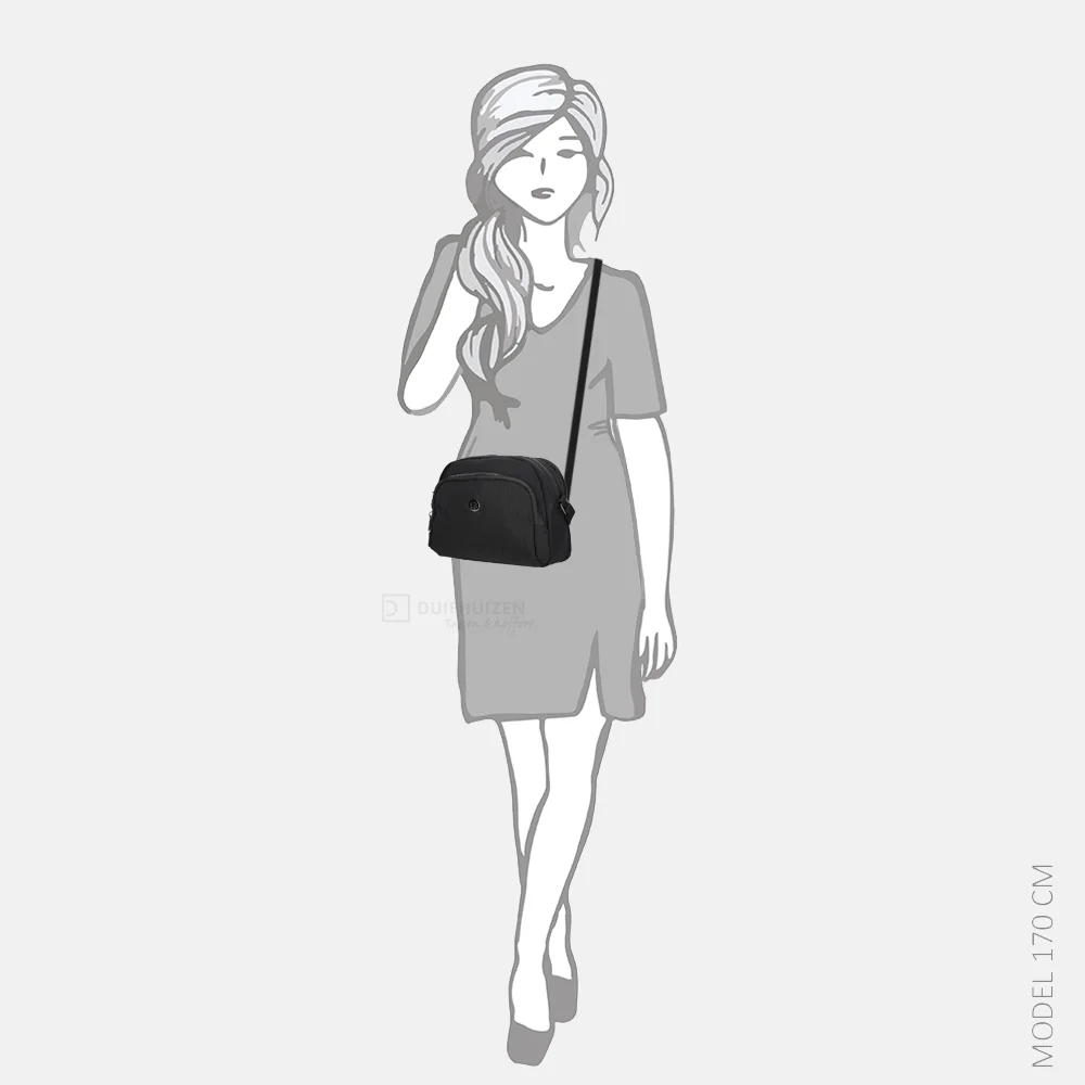 Enrico Benetti Suzie crossbody tas zwart bij Duifhuizen