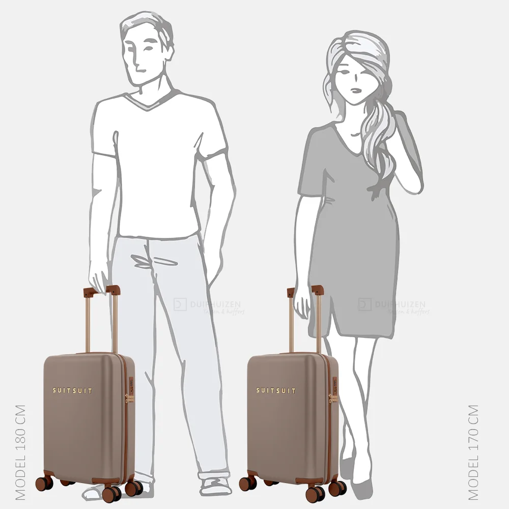 SUITSUIT Serenity handbagage koffer 55 cm moon stone bij Duifhuizen
