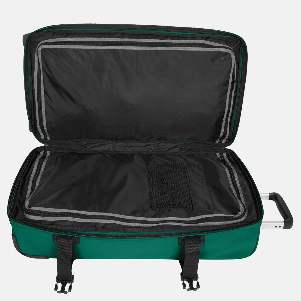 Eastpak Tranverz reistas op wielen L pineneedle green bij Duifhuizen