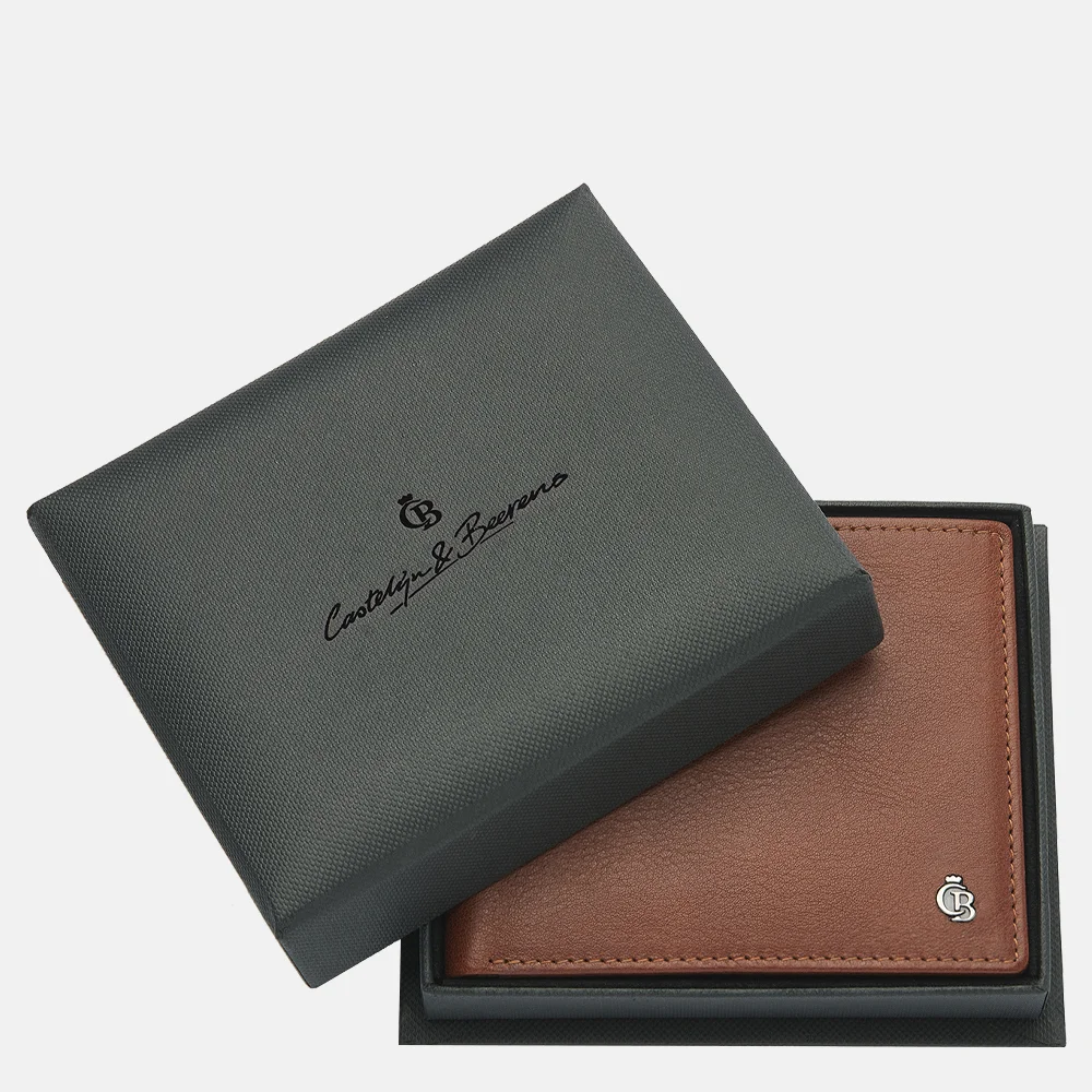 Castelijn en Beerens Giftbox billfold lichtbruin bij Duifhuizen