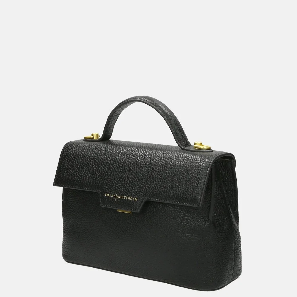 Smaak Amsterdam Flora crossbody tas black bij Duifhuizen
