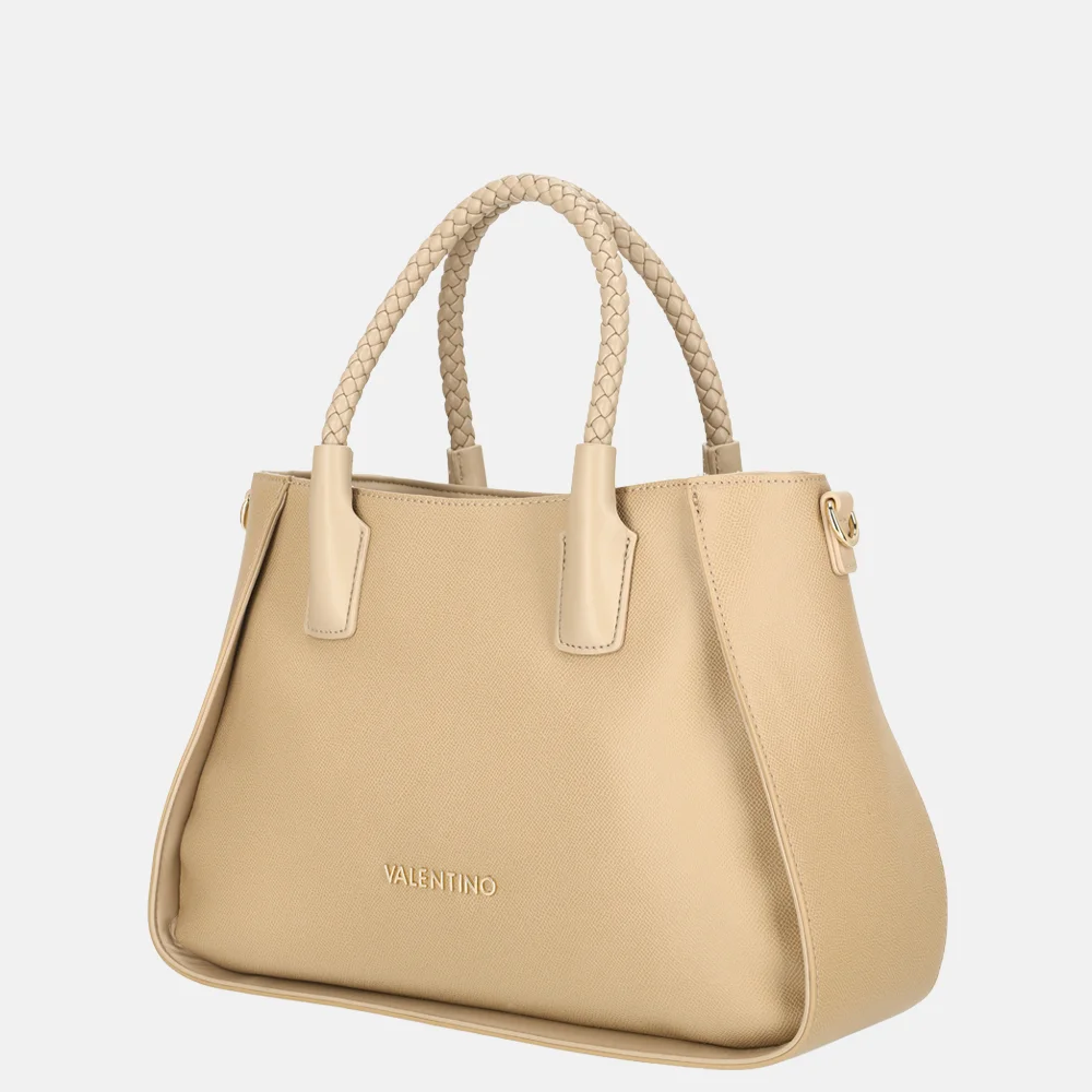 Valentino Bags Eris Re handtas gevlochten L beige bij Duifhuizen
