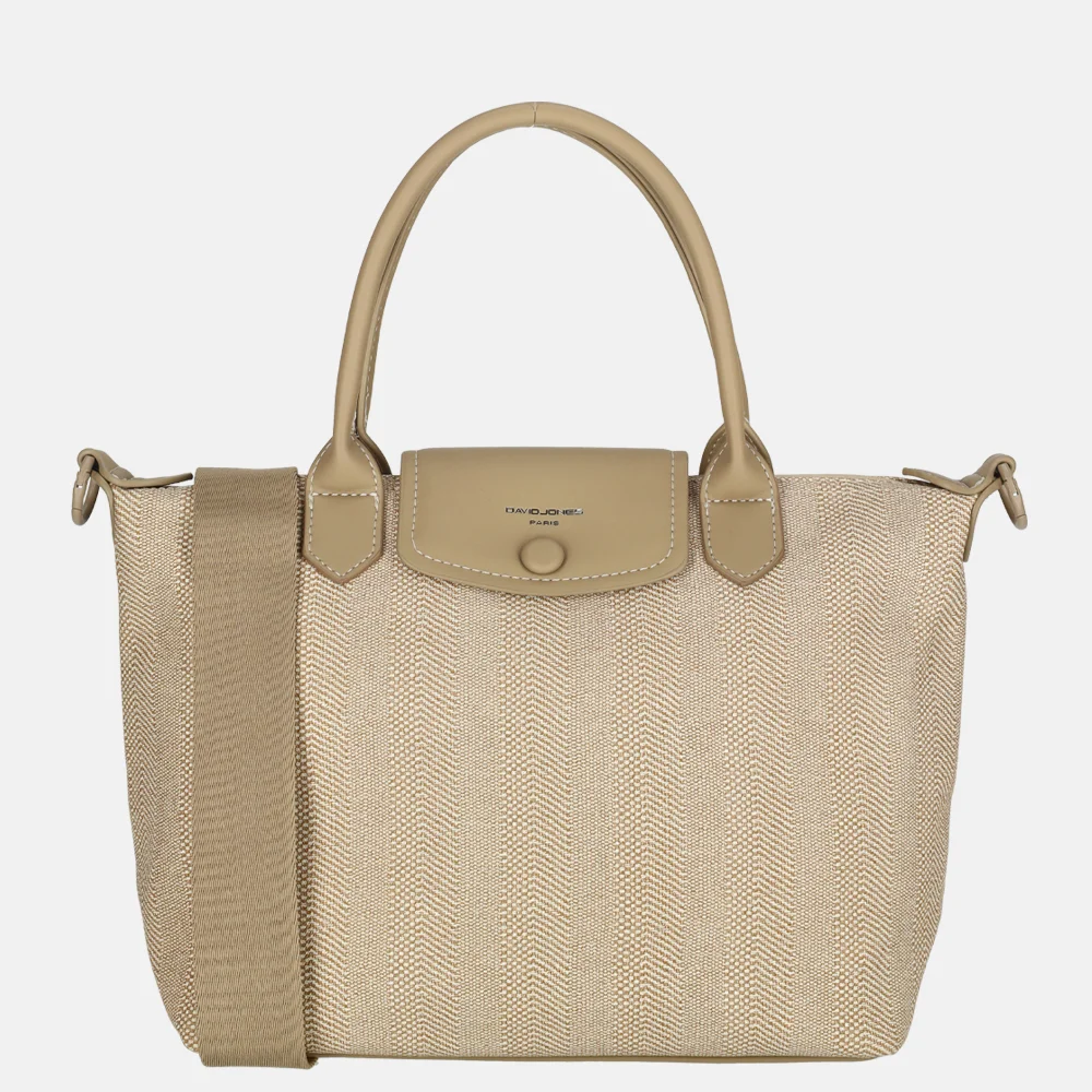 David Jones handtas M oatmeal beige
