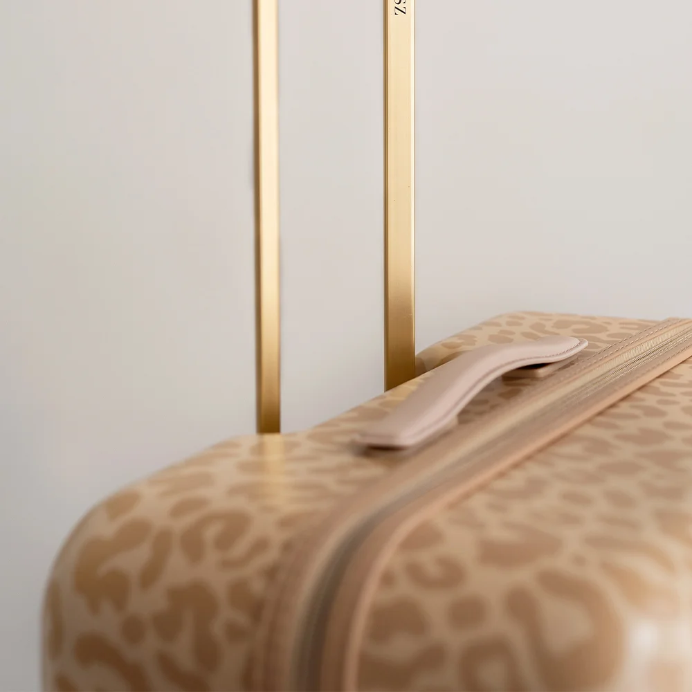 Mosz Lauren koffer 76 cm latte leo bij Duifhuizen