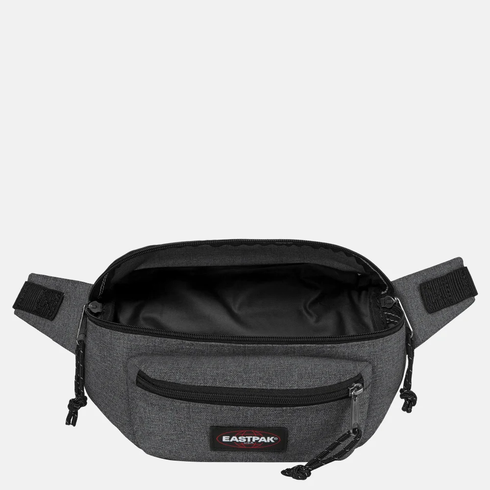 Eastpak Doggy heuptas black denim bij Duifhuizen