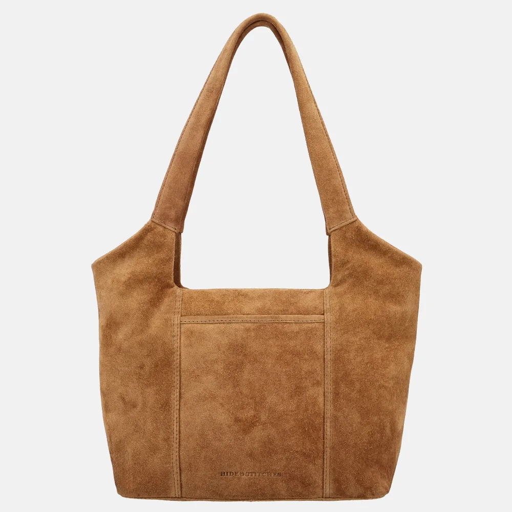 Hide & Stitches Brazos shopper M suede camel