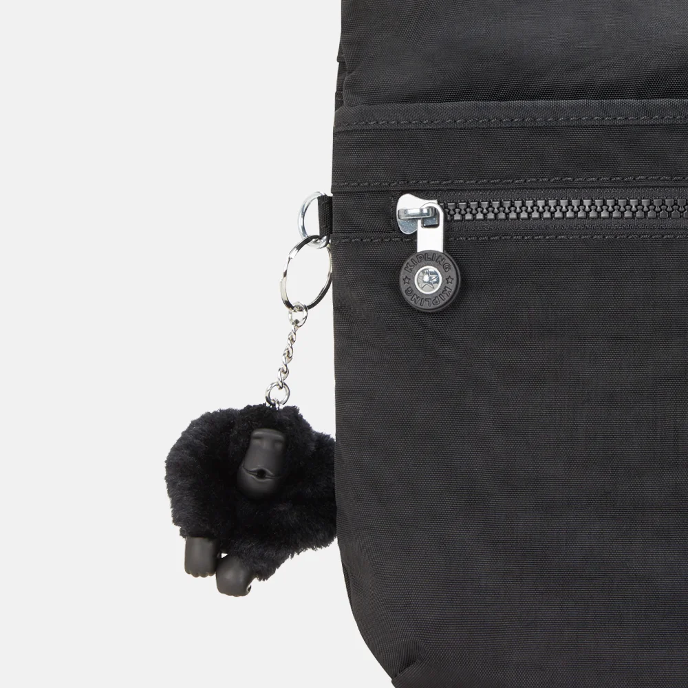 Kipling Arto schoudertas black noir bij Duifhuizen