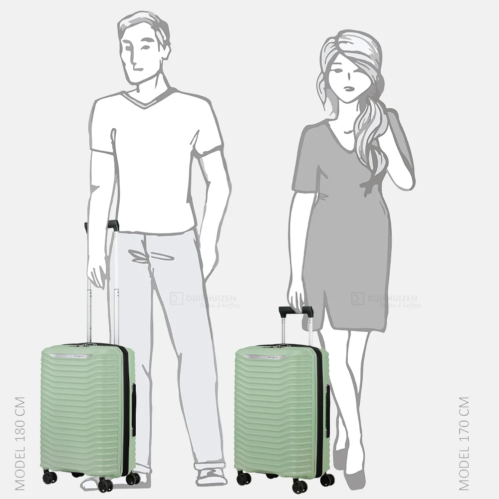 Samsonite Upscape handbagage koffer soft sage bij Duifhuizen