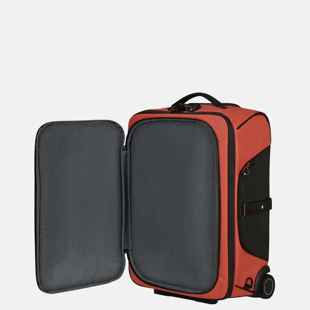 Samsonite Ecodiver rugzak/reistas op wielen clay bij Duifhuizen