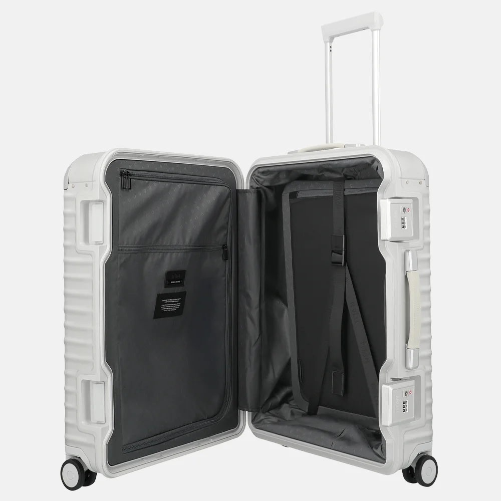Titan Eternity reiskoffer 69 cm silver bij Duifhuizen