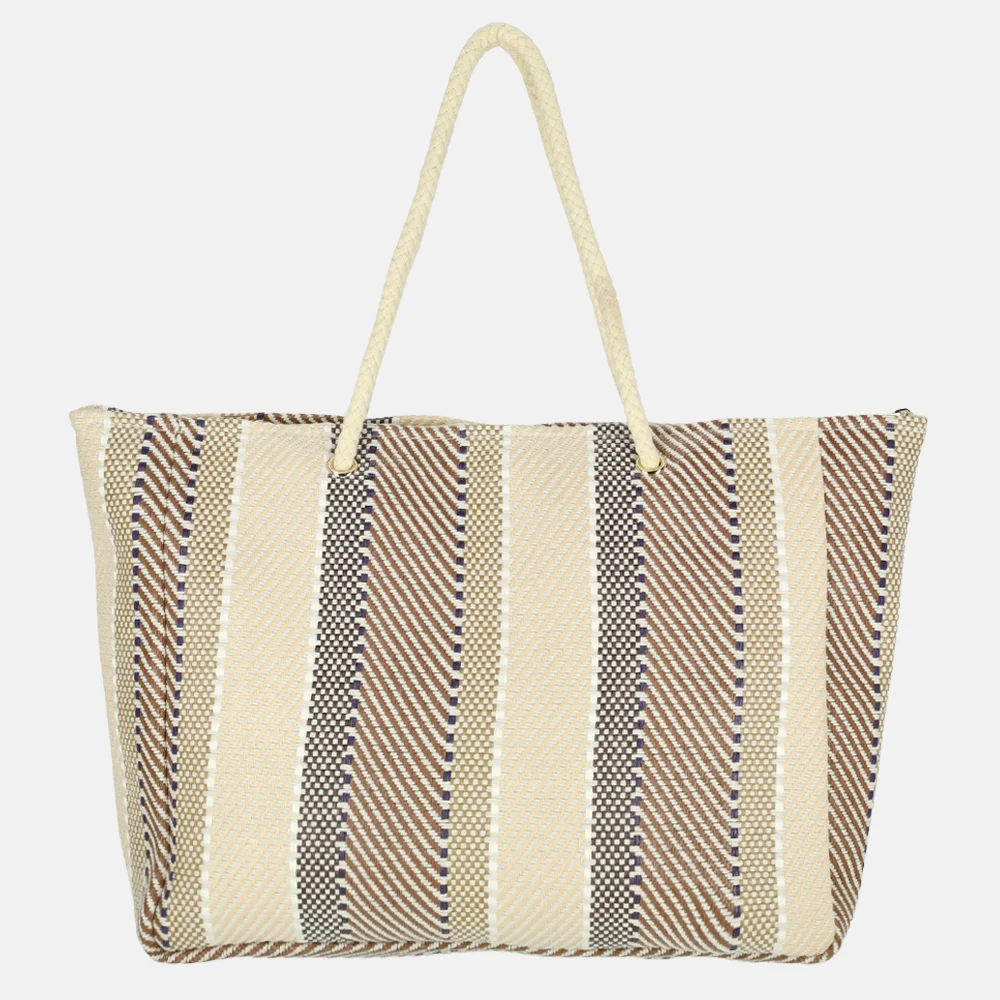 Laurent David Valerie strandtas multi brown bij Duifhuizen