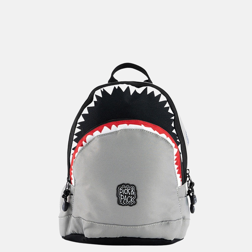 Pick Shark kinderrugzak S grey bij Duifhuizen