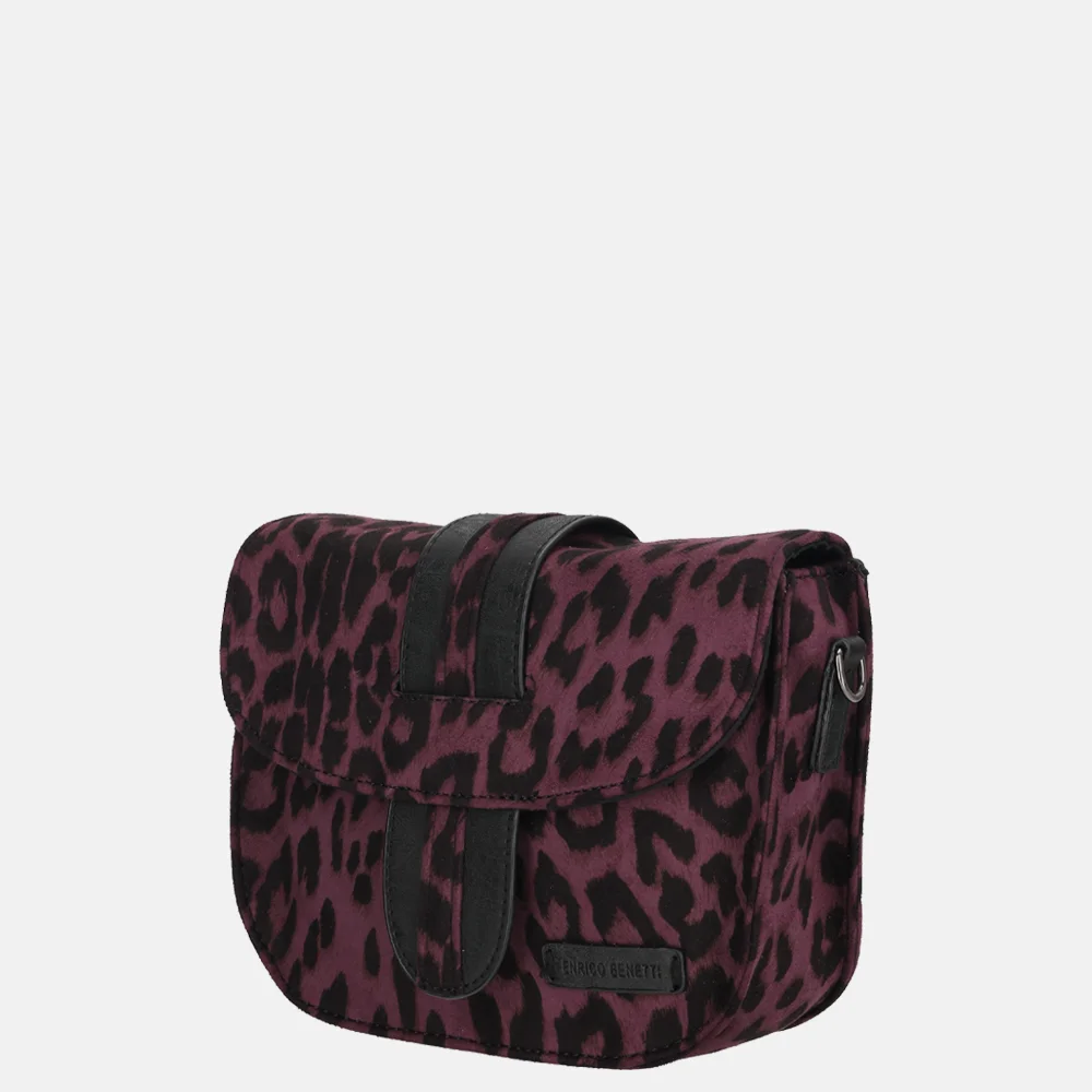 Enrico Benetti Jill crossbody tas bordeaux bij Duifhuizen