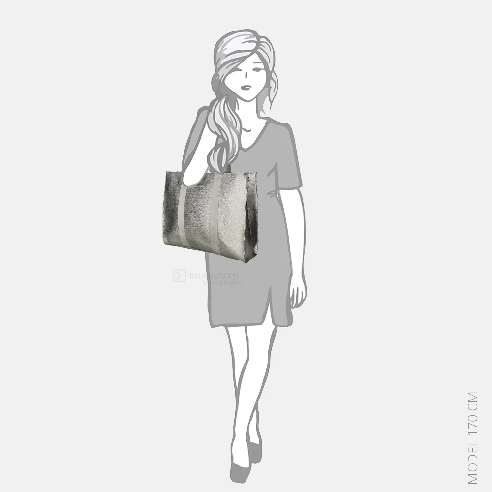 Enrico Benetti Nina shopper zilver bij Duifhuizen