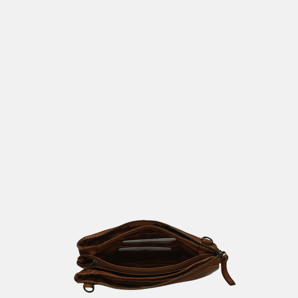 Bear Design Uma crossbody tas M cognac bij Duifhuizen