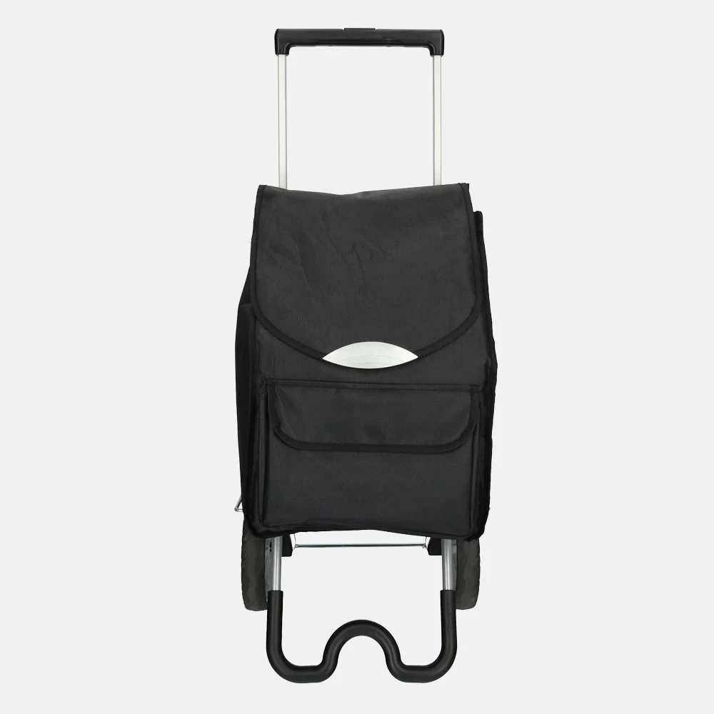 Secc boodschappentrolley zwart bij Duifhuizen