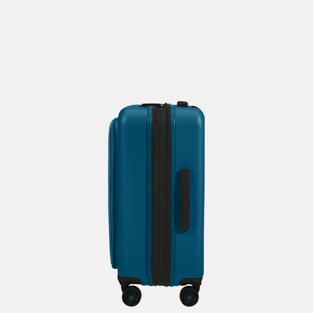 Samsonite StackD handbagage spinner 55 cm petrol bij Duifhuizen