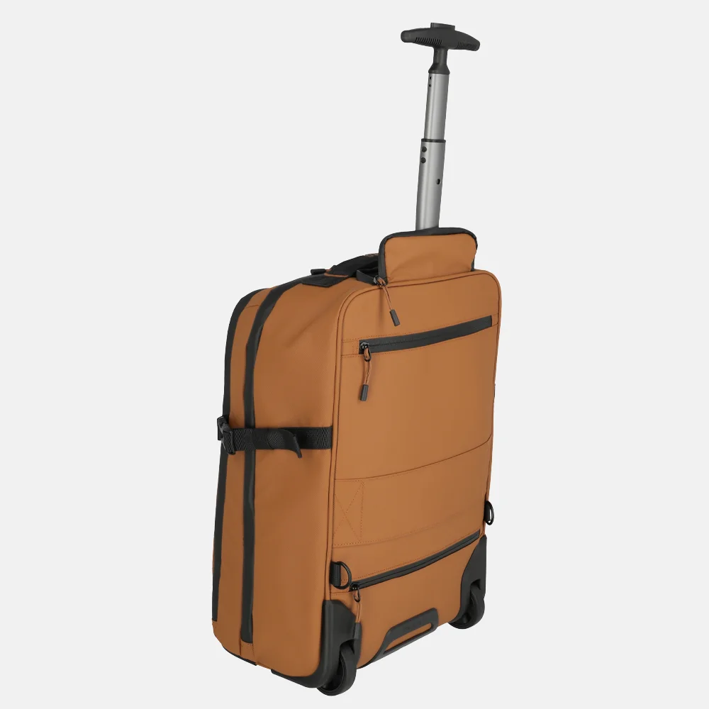 Travelite Briize trolley rugzak curry bij Duifhuizen