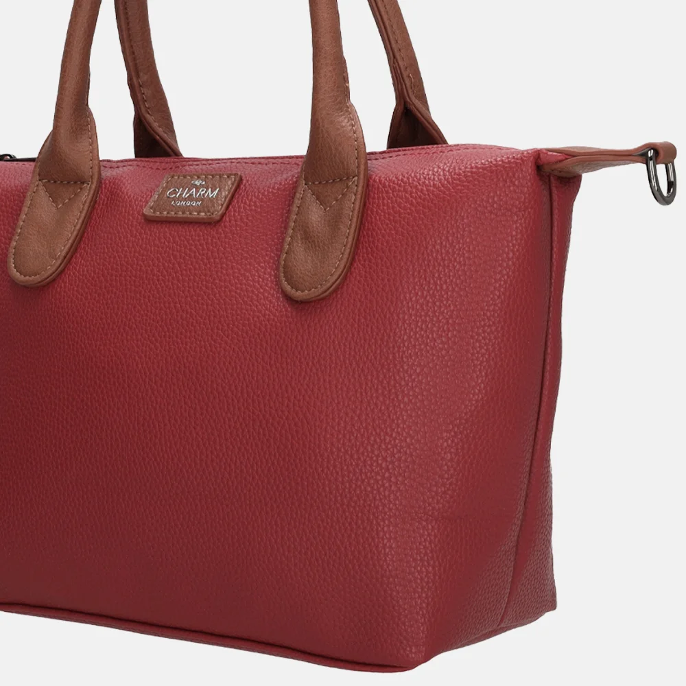 Charm London Buckingham Palace handtas M wijnrood bij Duifhuizen