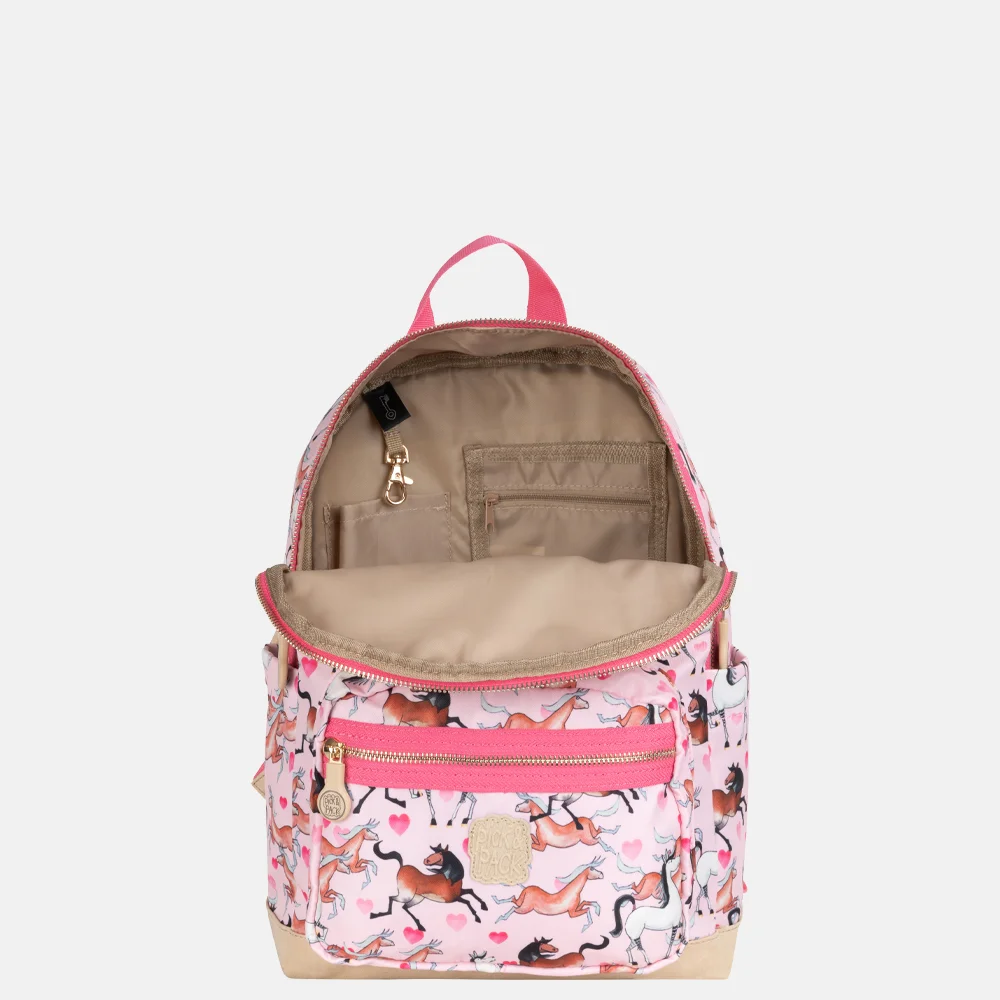 Pick & Pack Magic Horses kinderrugzak M pink bij Duifhuizen