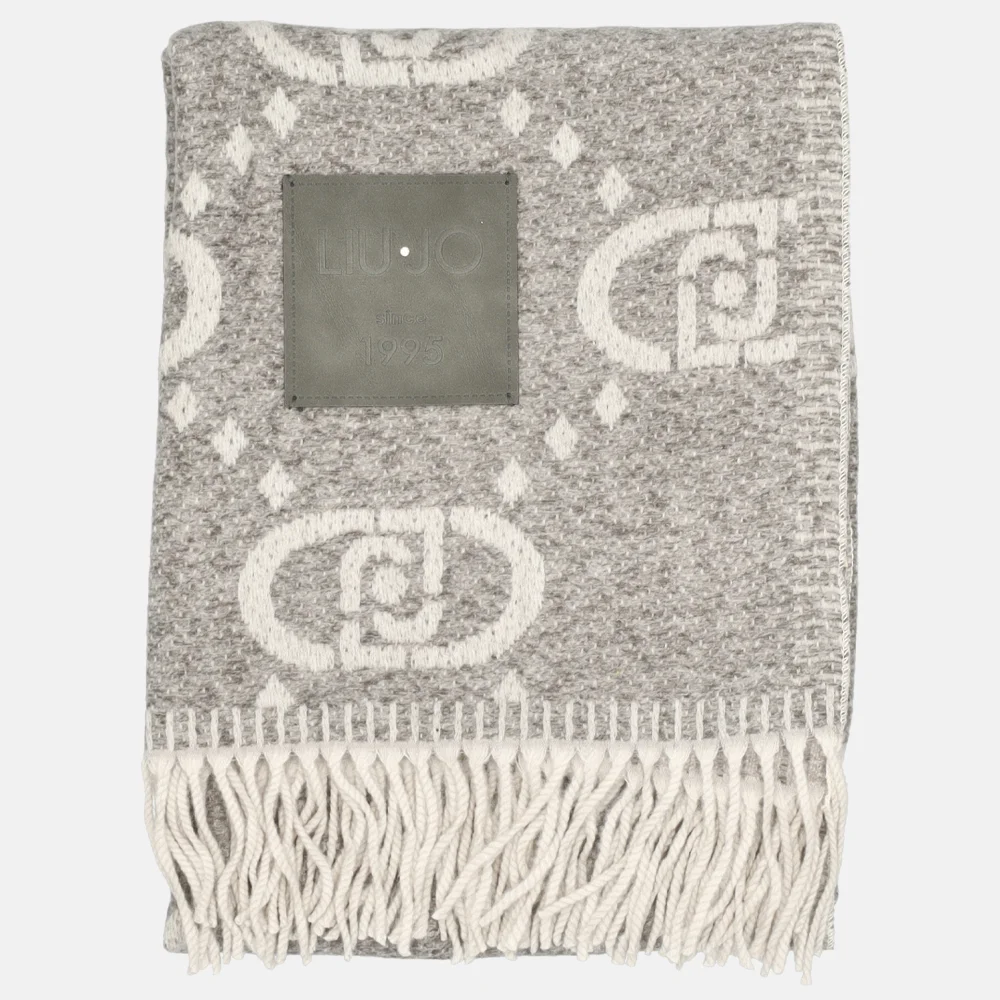 Liu Jo sjaal logo grey cloud