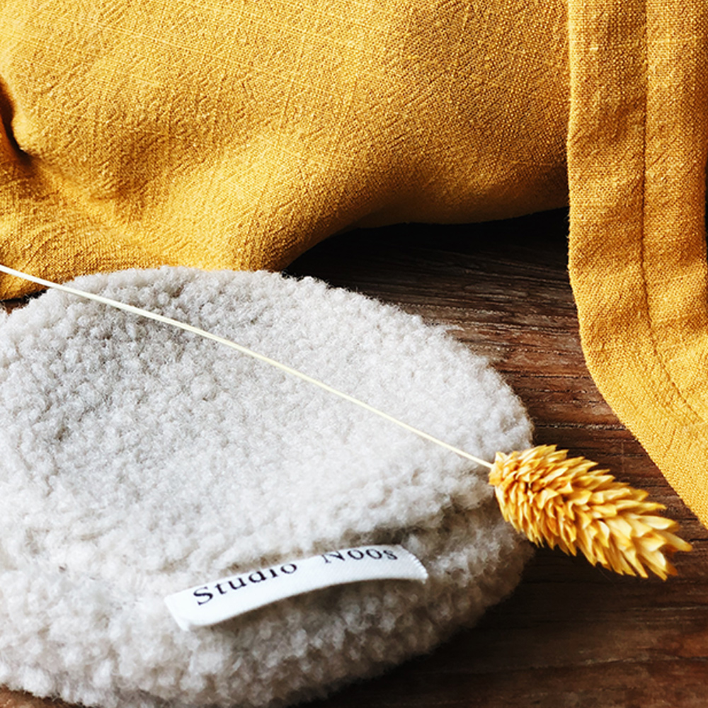 Studio Noos Chunky Wallet portemonnee ecru bij Duifhuizen