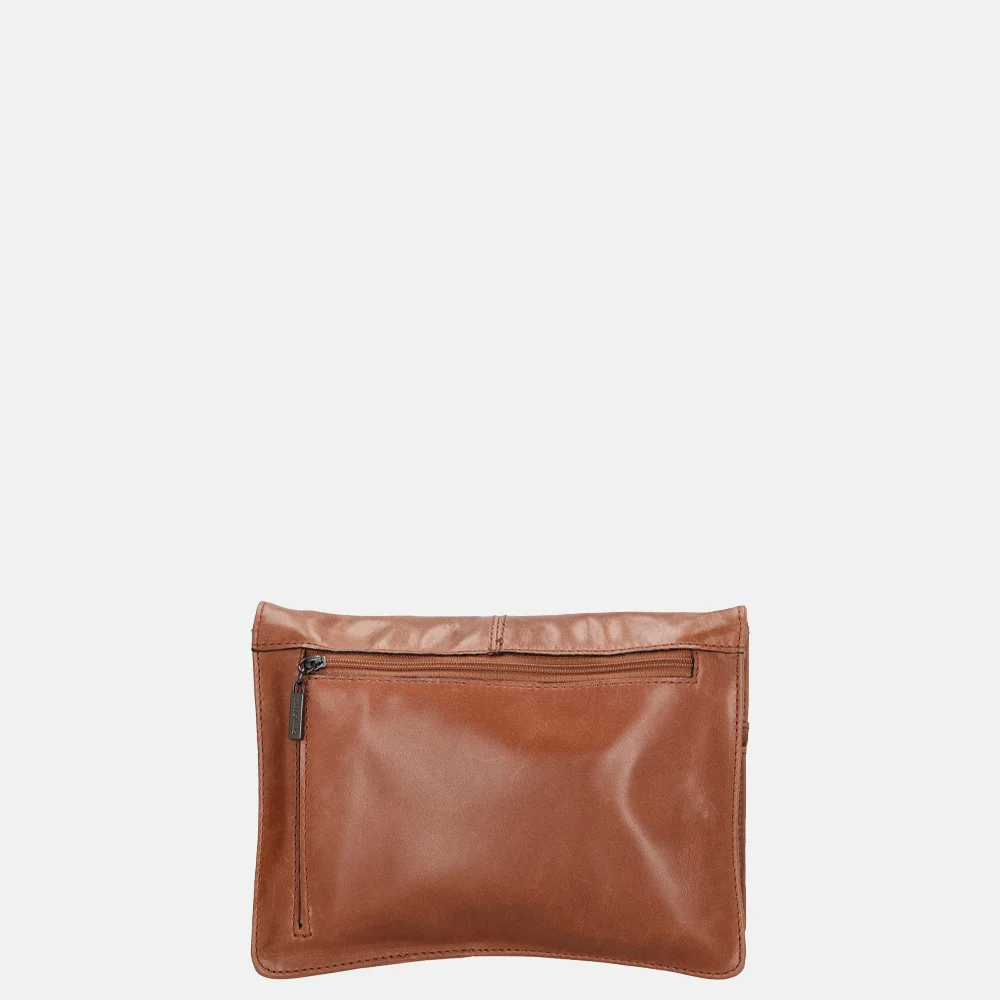 Claudio Ferrici Pelle Vecchia crossbody tas cognac bij Duifhuizen