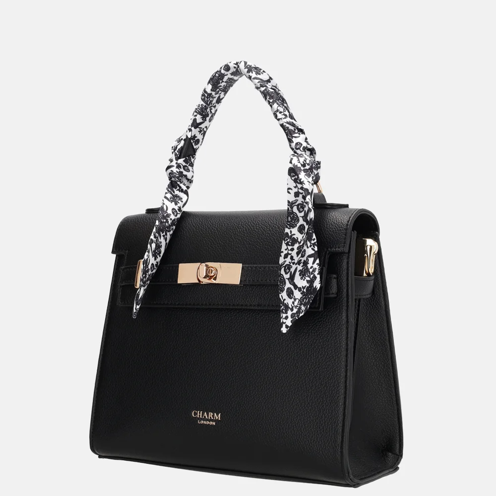 Charm London The Hamptons handtas S zwart bij Duifhuizen
