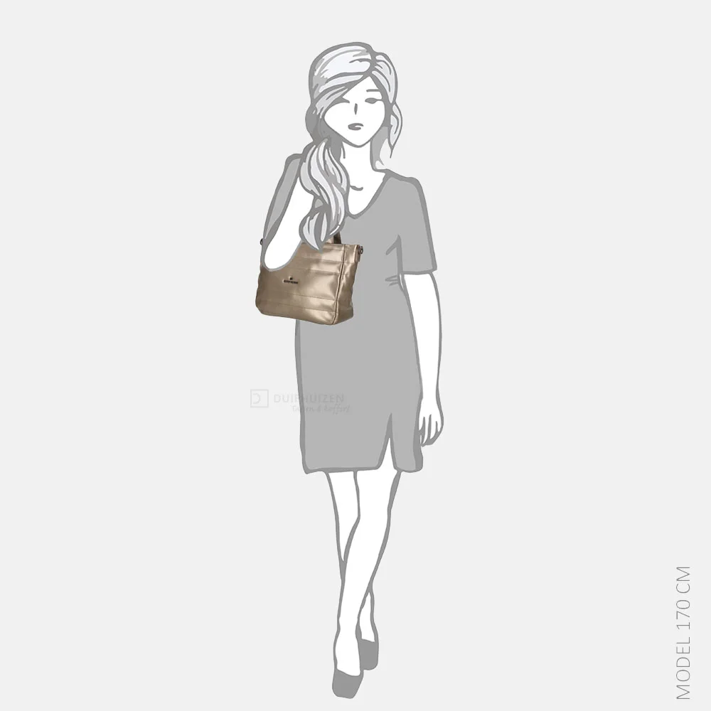 Enrico Benetti Romy handtas puffy brons bij Duifhuizen