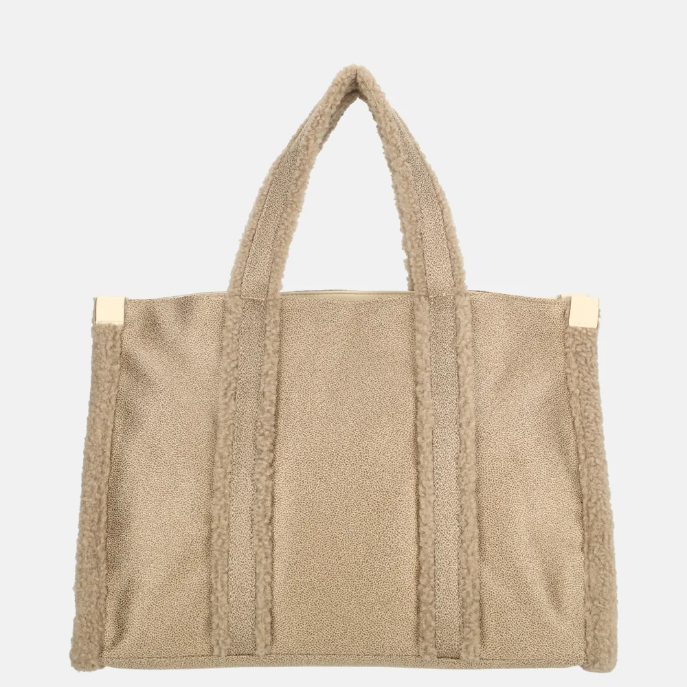 Taupe LIU JO Shopper ALAIDE SHOPPING BAG Taupe LIU JO Shopper ALAIDE SHOPPING BAG