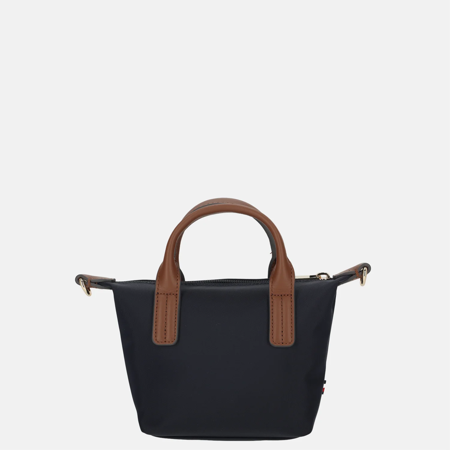 Tommy Hilfiger popette micro tote handtas S space blue bij Duifhuizen