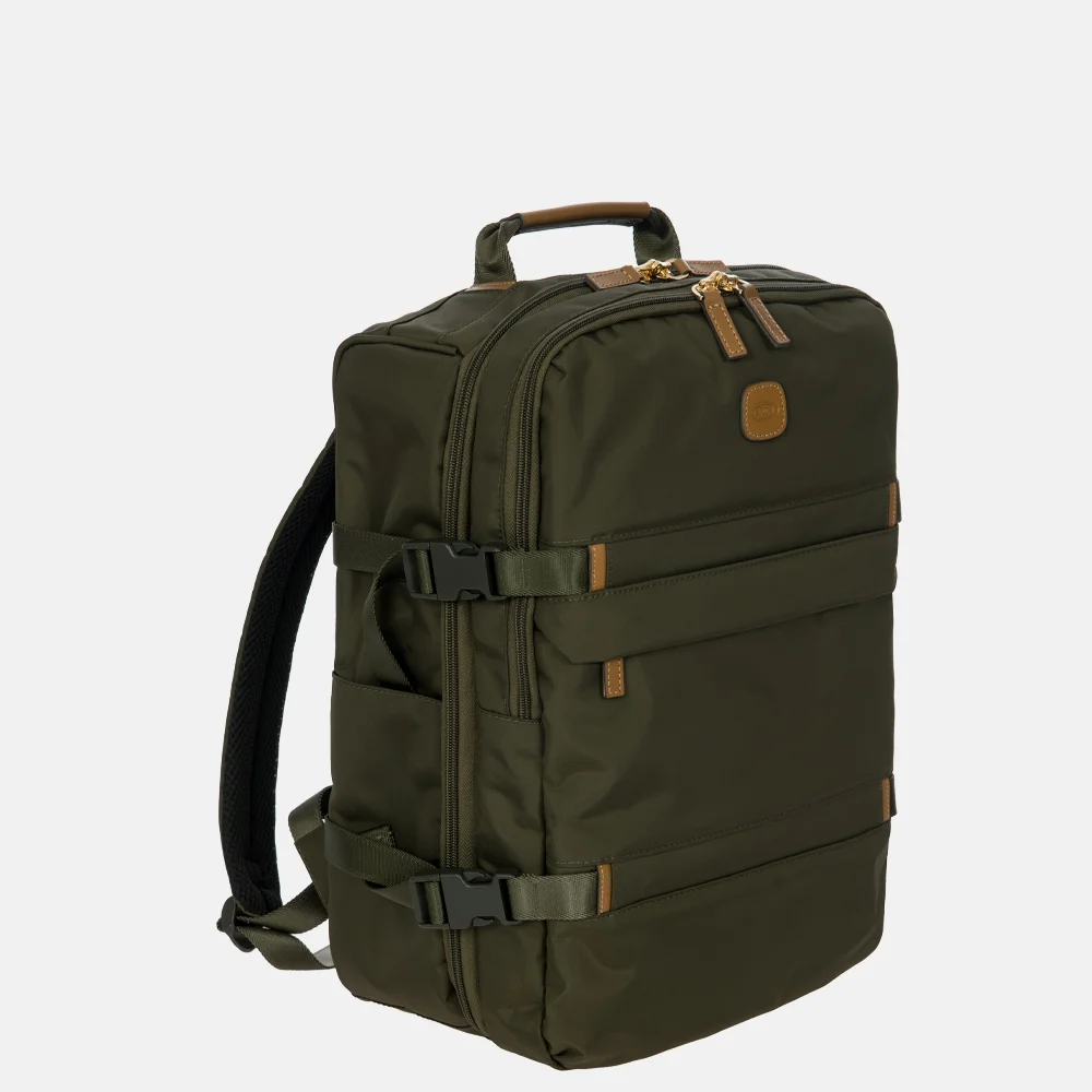 Bric's X travel handbagage rugzak olive bij Duifhuizen