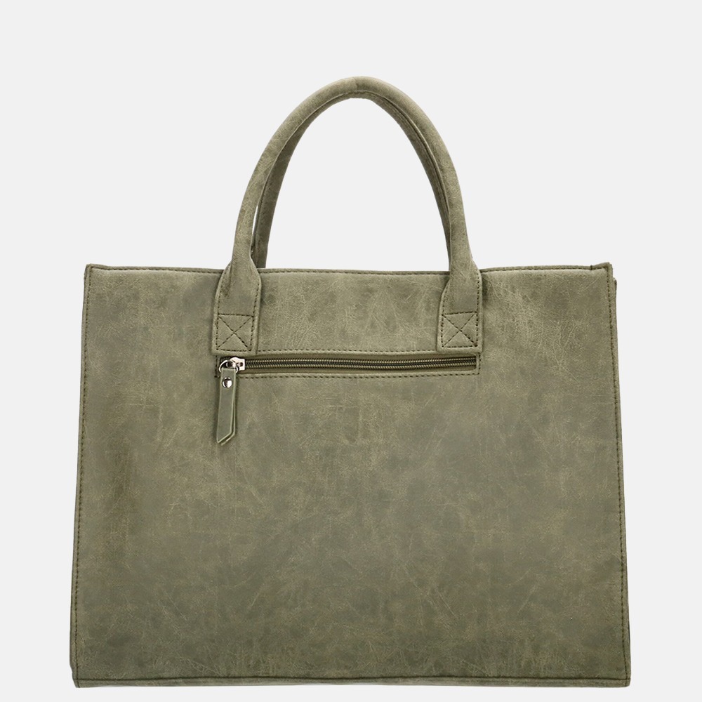 Enrico Benetti Bobbi handtas 14 inch olive bij Duifhuizen
