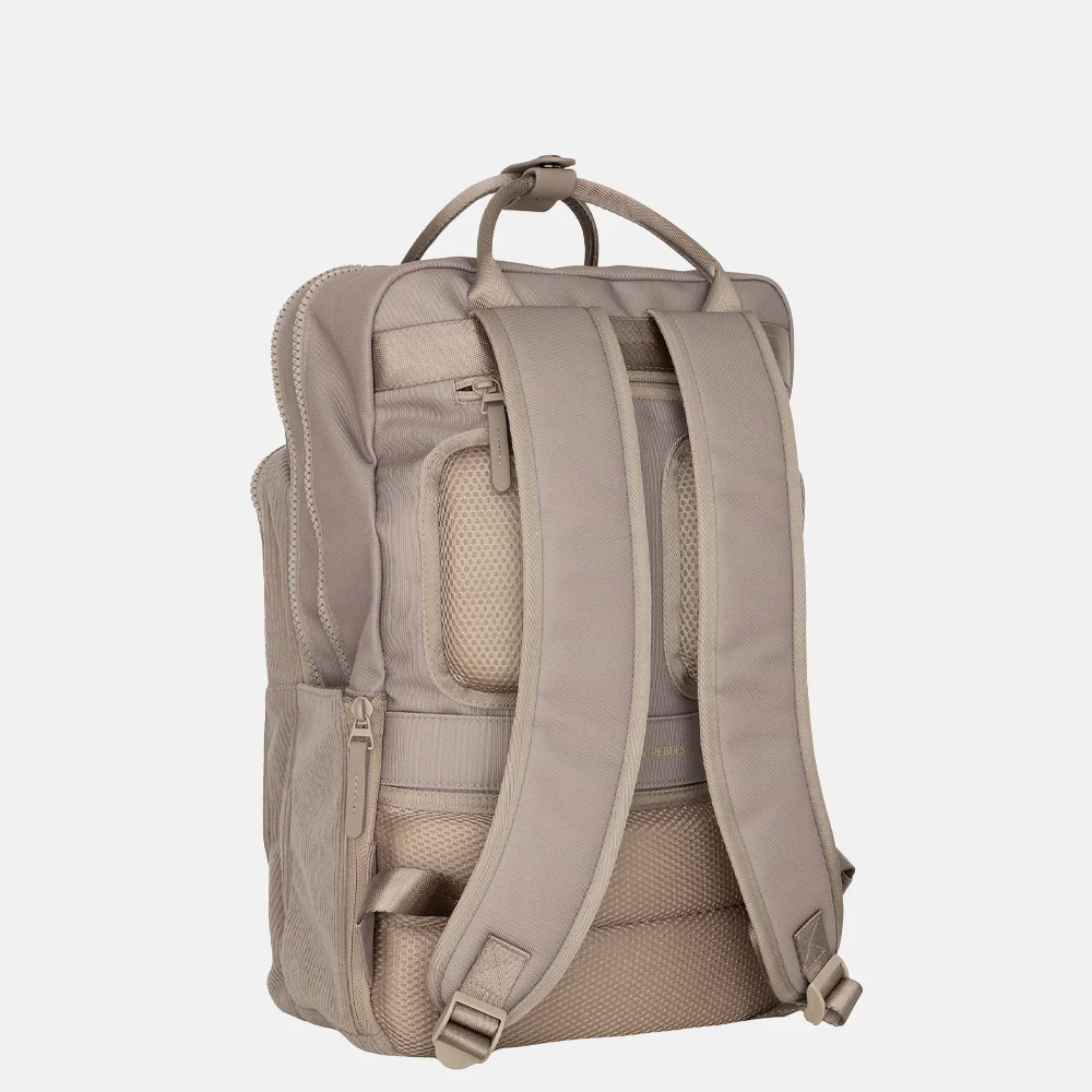 New Rebels Milwaukee rugzak ribby taupe bij Duifhuizen