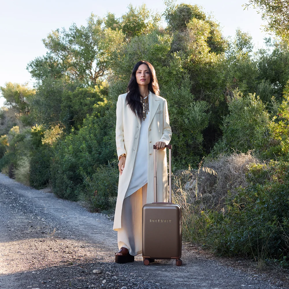 SUITSUIT Fab Seventies Special Edition handbagage koffer 55 cm chocolate brown bij Duifhuizen