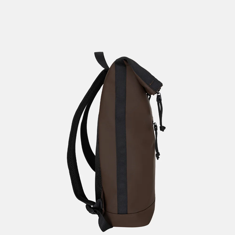 New Rebels Mart laptop rugzak 15 inch donkerbruin bij Duifhuizen