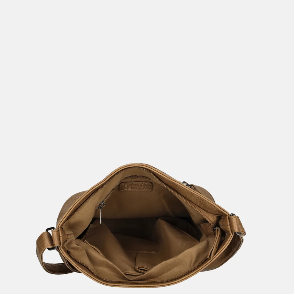 Enrico Benetti Emma schoudertas camel bij Duifhuizen