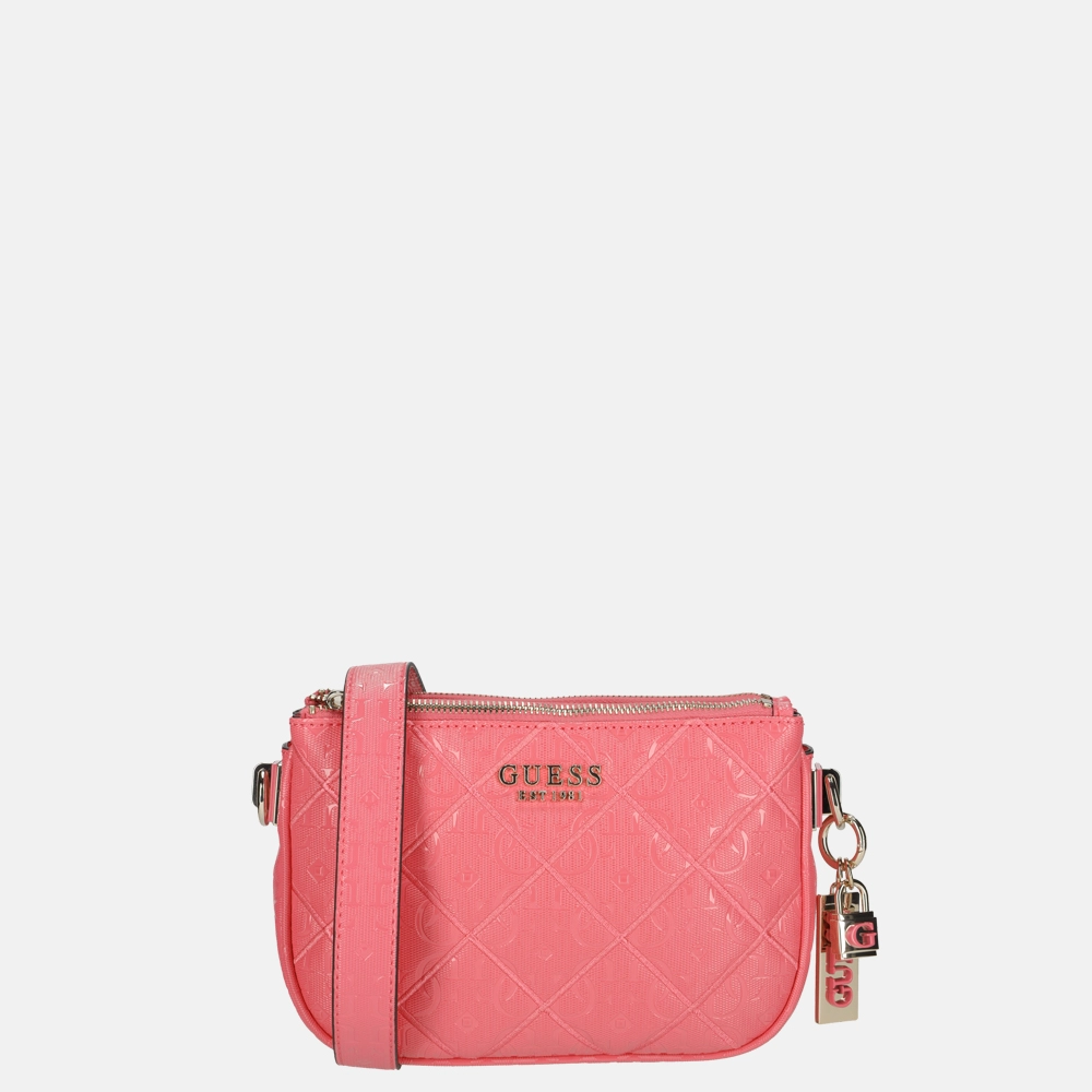 Guess Caddie crossbody tas magenta
